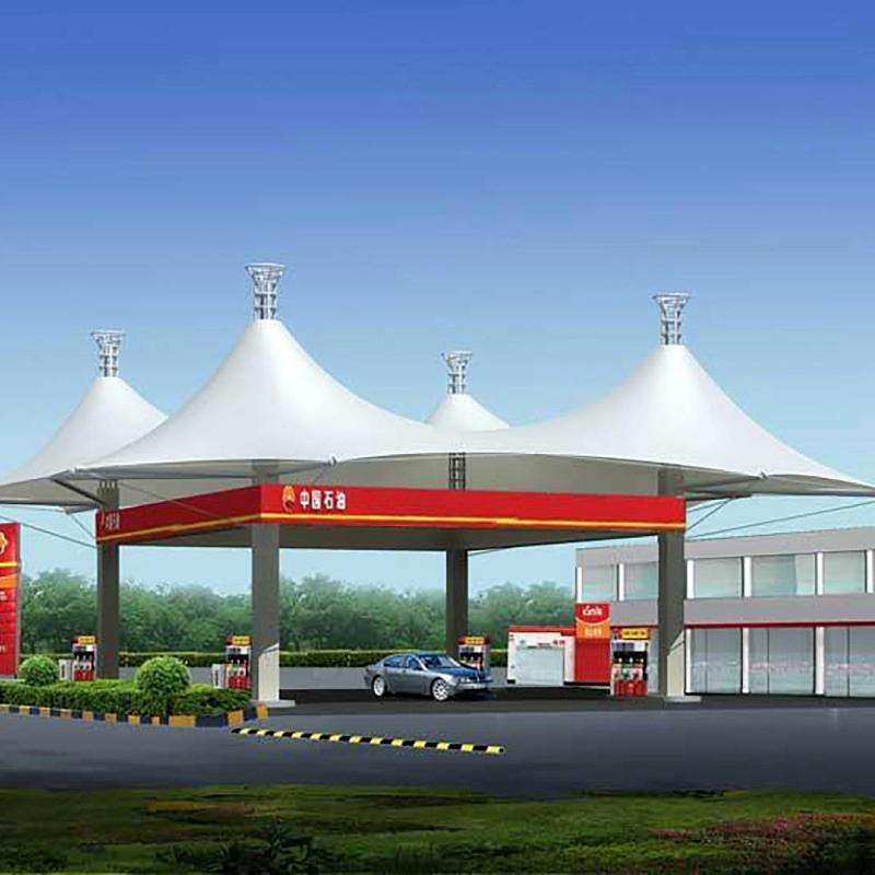 加油站膜結構雨棚